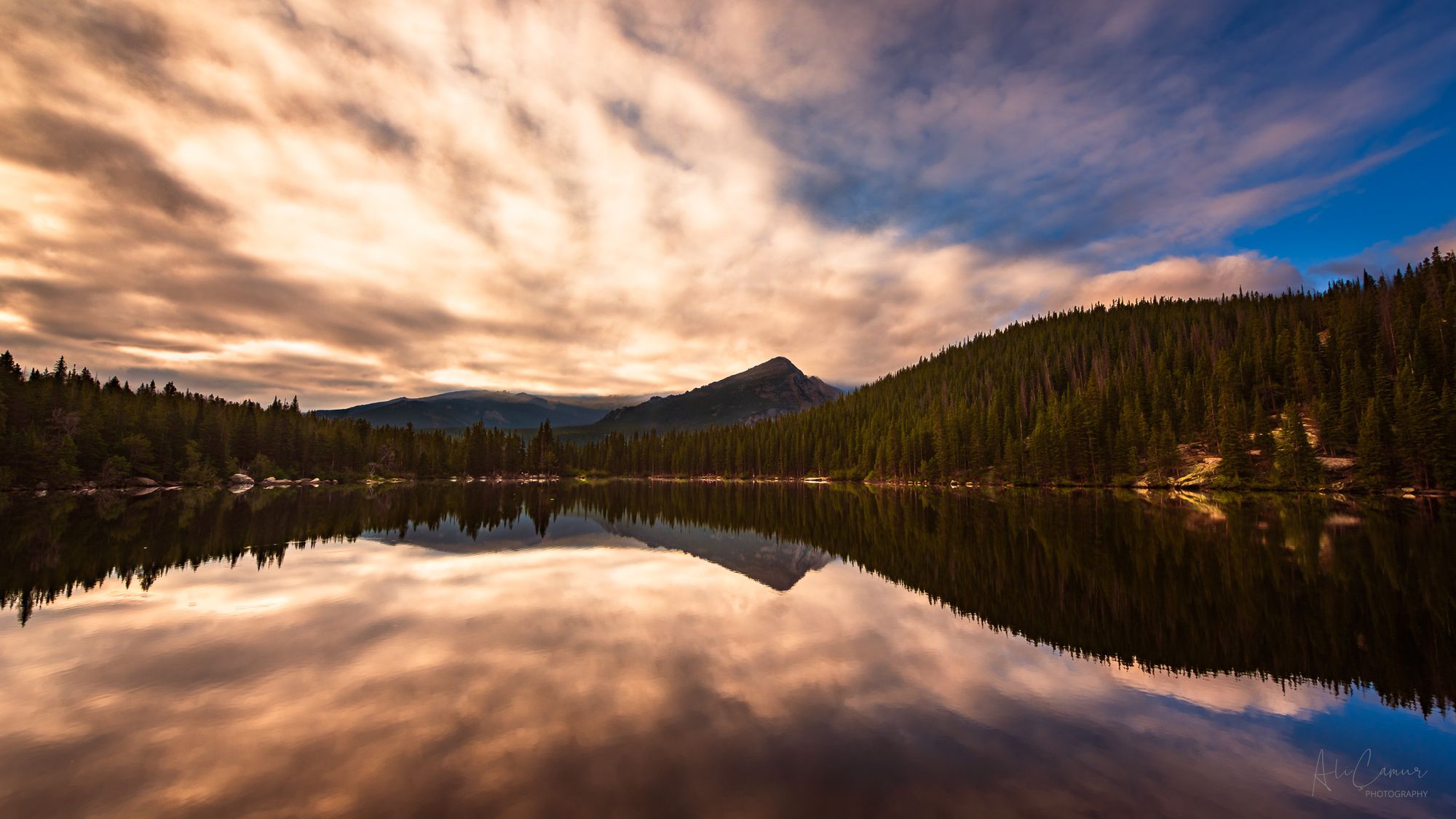 Bear Lake, Rocky Mountain National Park, Colorado — limited edition fine art metal print