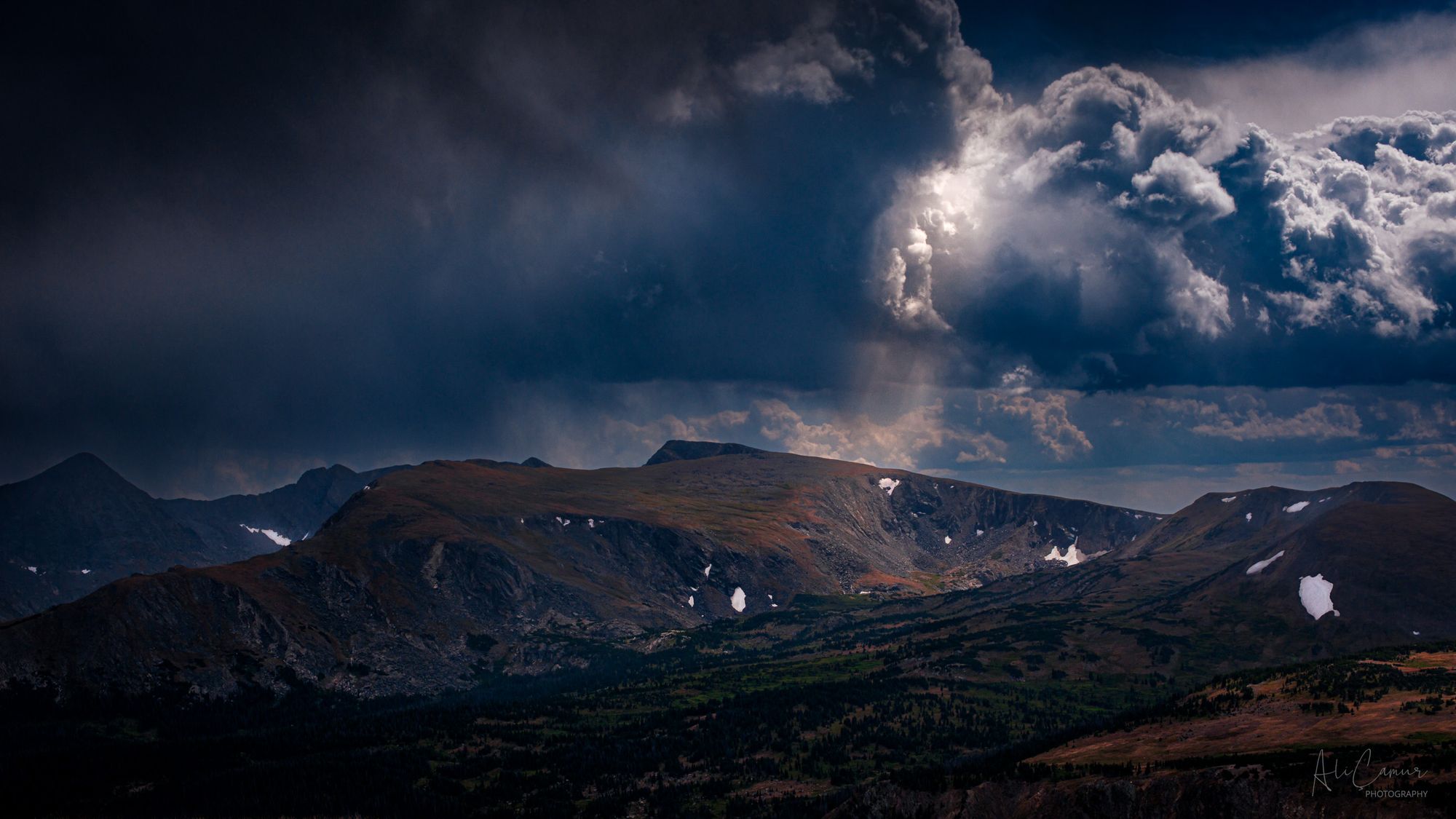 Storm Over the Rockies, Trail Ridge Road, Rocky Mountain National Park, Colorado — limited edition fine art metal print